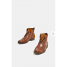 Bottines en Cuir de Buffle Homme Mephisto - Rouille Brun