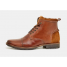 Bottines en Cuir de Buffle Homme Mephisto - Rouille Brun