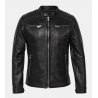 Veste Motard Homme en Cuir Nappa Souple - Spada