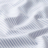 Tissu Popeline Coton Rayures Bleu Jean | Oeko-Tex - Decomod